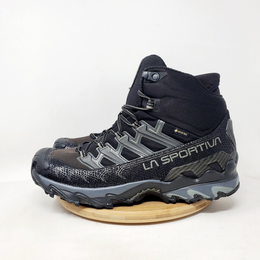 La Sportiva Ultra Raptor II Mid GTX Boots Mens 10.5 Black Waterproof Hiking Shoe